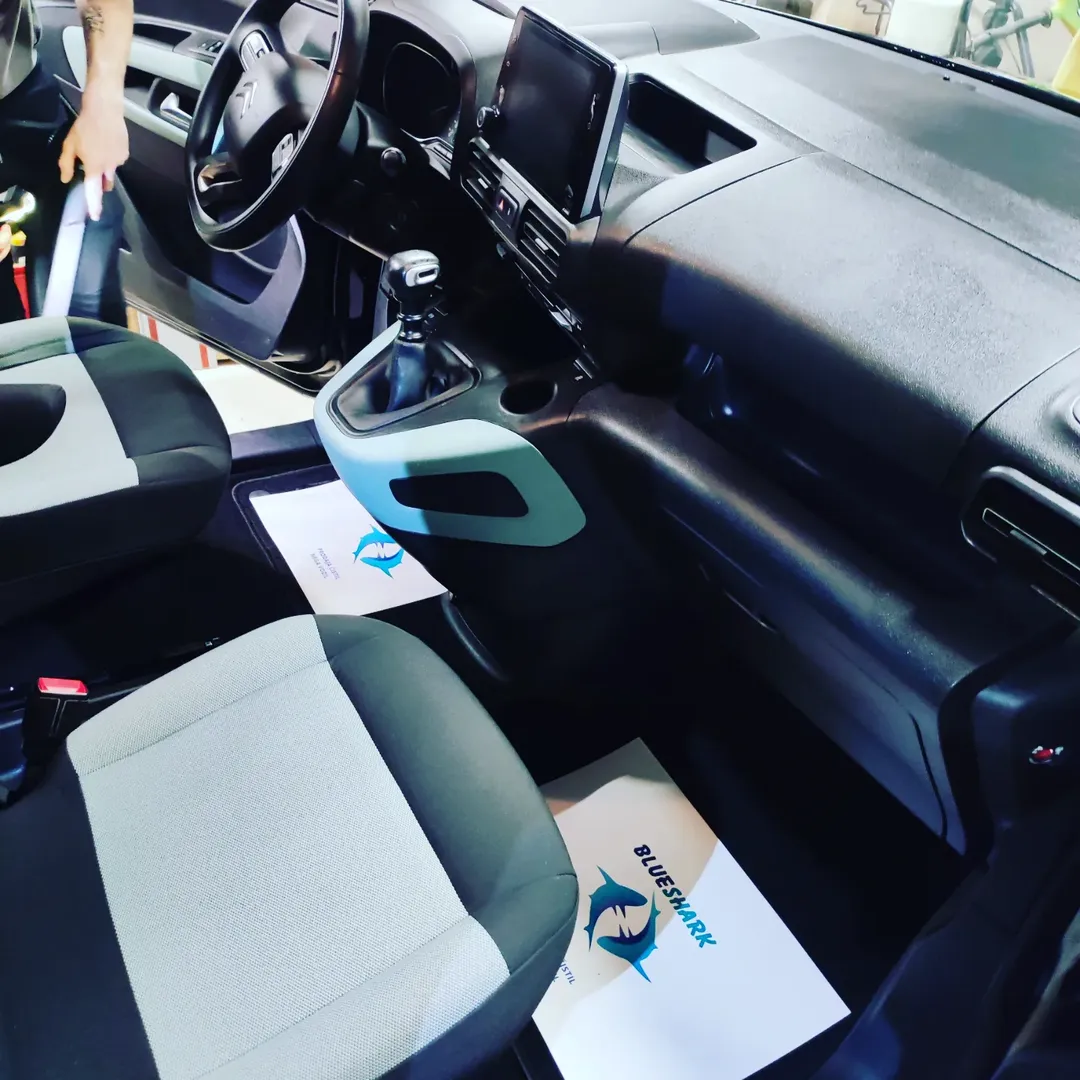 Notranje čiščenje dostavnega vozila